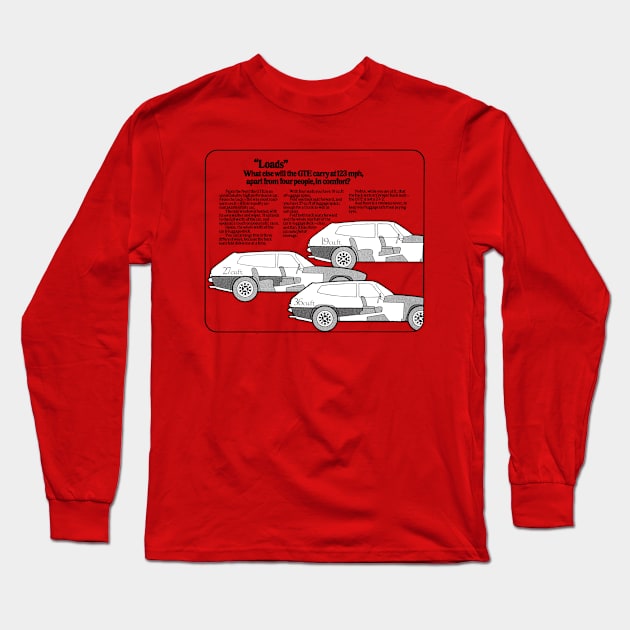 RELIANT SCIMITAR GTE - advert Long Sleeve T-Shirt by Throwback Motors